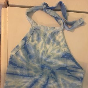 Me to we tye dye halter top